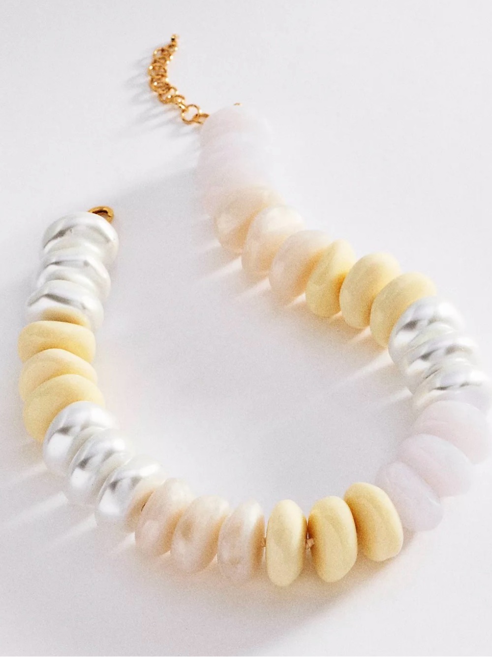 Anthropologie Bowie Necklace, Large Beads